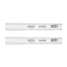 BRW Giz Líquido Branco kit 02 unid ponta dupla redonda ou chanfrada 6mm
