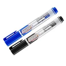 Marcador para quadro branco BRW kit com 02 unid - azul e preto
