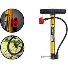 Bomba De Ar Para Encher Pneu Bicicleta Bike Carro Moto 30cm Promoção Fertak