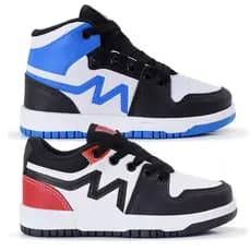Kit Tênis Infantil Masculino Botinha Menino High Cano Baixo Casual Escolar