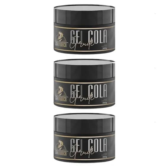 3Un Gel Cola Grude LGN Barber 300G