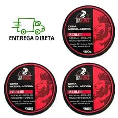 3Un Cera de pentear Incolor 150g - LGN Barber