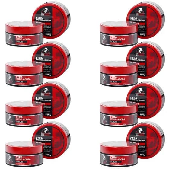 8 Cera Incolor capilar para cabelo e barba 150g - LGN Barber