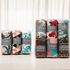 Kit Atacado c/ 3 Jogos de Cama Estampados SORTIDOS Malha 100% Algodão - Todos os Tamanhos