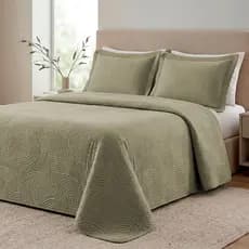 Kit Colcha Cobre Leito Casal Queen King Liso Dupla Face 3 Peças