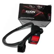 CONJUNTO INTERRUPTOR EMERGÊNCIA - HONDA NXR BROS 125 ( 2003 A 2008 )