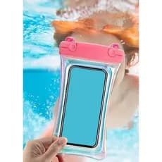 Bolsa Impermeável para Celular com Alça Protetora Transparente, Bolsa Seca para Celular à Prova D'água para Mergulho com