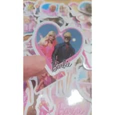 *Conjunto de 50 Adesivos do Filme da Barbie: Magia e Diversão em Cada Canto!