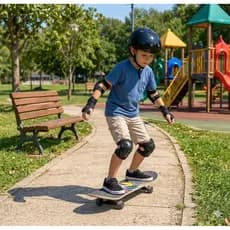 Kit Proteção Infantil Completo 7 Peças Capacete Joelheira Cotoveleira Munhequeira Rosa Skate Patins Bicicleta Patinete