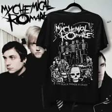 Camisa Banda de Rock My Chemical Romance Camiseta Blusa