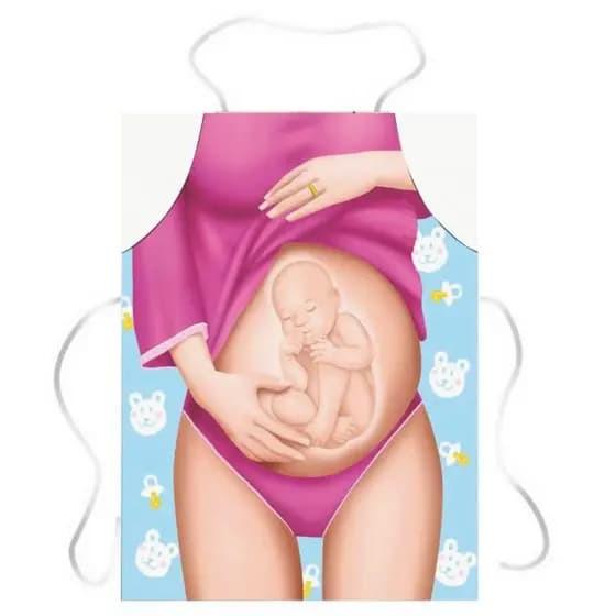 Avental de cozinha mamãe e bebê