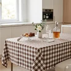 Toalha de Mesa Xadrez Oxford Com Bainha Premium alta Durabilidade Toalhas Piquenique