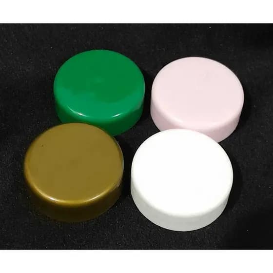 SÓ TAMPAS/Tampinhas/ Kit 10pçs Tampa Plástica R 45mm- para potes Condimentos, Temperos Guloseimas