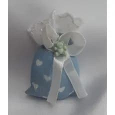 MINI SACHÊ- lembrancinhas Nascimento, chá de bebê, chá Revelação, Batizado,  modelo tecido coração cx.10pçs