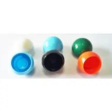 Kit Tampas/Tampinhas/Tampa de Plástico Bola 100/300 R13/410  para Mini frasco  vidro/porta perfume