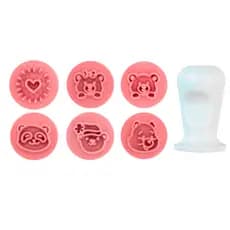 Kit Carimbo Blue Star Ursinhos Para Marcar Doces E Brigadeiros