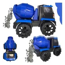Caminhão Betoneira Brinquedo Carros Construção Menino Engenharia Veículo de Obra