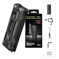 Lanterna De Acampamento NITECORE EDC37 8000 Lúmens EDC