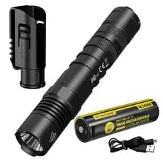 Lanterna LED Nitecore P10 v2 1100 Lúmens + Tocha De Acampamento Ao Ar Livre NTH10