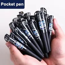 1PC Caneta De Bolso Curto Mini Gel Portátil Curta Pequena Assinatura De Secagem Rápida Para Pequenos Estudantes