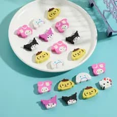 12pçs Borracha Criativa Sanrio De Desenho Animado , Prêmio De Presente De Estudante Fofo , Infantil