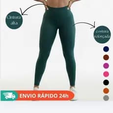 Calça Legging Fitness Academia Cintura Alta Suplex Alta durabilidade