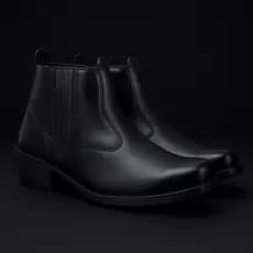 Botina Masculino Estilo Country Lançamento Exclusivo Bico Quadrado
