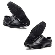 Kit 2 Pares Sapato Social Couro Masculino Confortável Antiderrapante