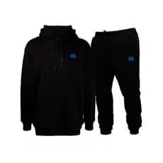 Conjunto Moletom Canguru Masculino Aguia Blusa De Frio + Calça Moletom Estampados Unissex Outono/Inverno