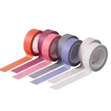 10M vermelho e roxo Grid Washi Tape Papel japonês DIY Planner Fita adesiva Adesivos Fitas decorativas
