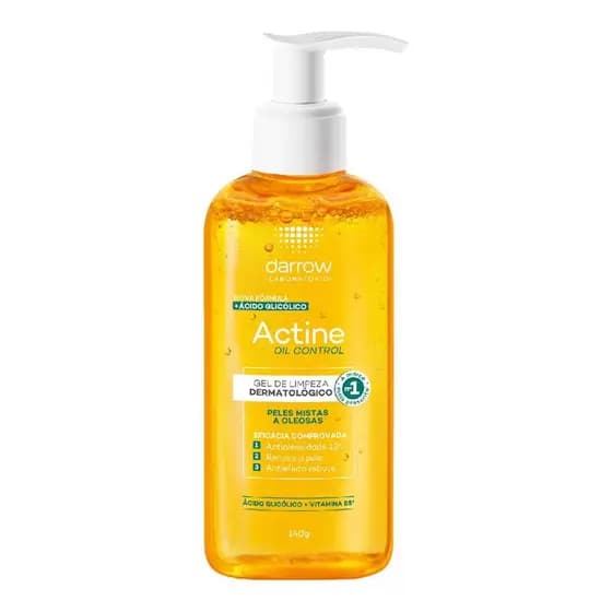 Gel De Limpeza Dermatológico Facial Darrow Actine Oil Control 140g