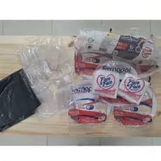 Kit Descartáveis para Churrasco Completo - 301 unidades (50 pessoas)