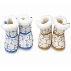 Pantufa Infantil Bebê de Botinha Estampada - Koruja