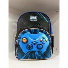 Mochila Infantil Escolar Gamer com Estampa 3D em Alto-Relevo
