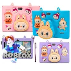 Tablet Labubu Android Infantil 128gb Memória 7' Polegadas 8gb Ram Wifi 5G Cores Variadas + Alça e Caneta