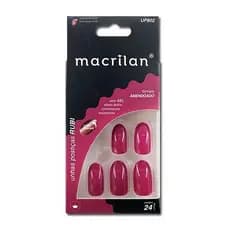 Unhas Postiças Amendoado Rubi - Macrilan - UP802