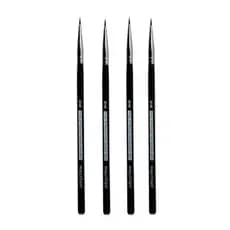 Kit 4 Pincéis Deliniador Maquiagem Macrilan - B145