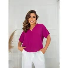 Blusa feminina tecido Dona Esses dados foram obtidos com a medição manual do produto,
