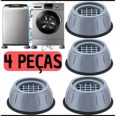 Pé Anti-vibração Para Máquina Lava E Seca Com 4 Unidades