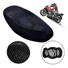 Capa De Banco Para Moto Impermeavel Termica Ventilada Preta