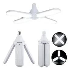 Luminaria Tri-asas 3 Paletas 45w Dobravel Articulado