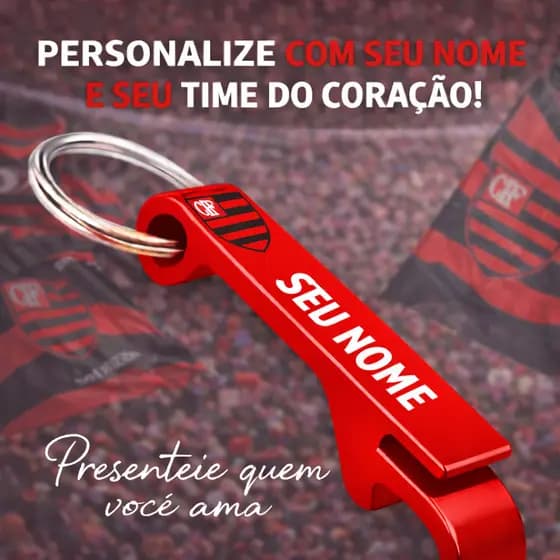CHAVEIRO PERSONALIZADO F L A    E TIMES VARIADOS  FAÇA COM SEU NOME