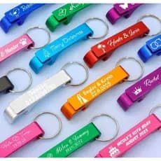 CHAVEIROS ABRIDOR PERSONALIZADO NOME LOGOS TIMES FORMATURAS FESTAS