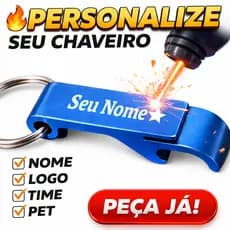 CHEVEIRO ÚNICO PERSONALIZADO COM NOME OU LOGO OU FRASE