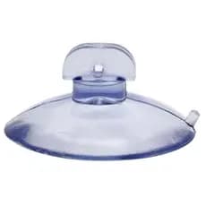 Kit 10 Ventosas 45mm com Trava E Furo em Pvc Cristal Ventosa 4,5cm
