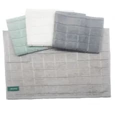 Kit com 4 Pano de Limpeza 40x30cm em Microfibra Quadriculado ou Liso Multiuso de Alta Absorção e Secagem Rápida