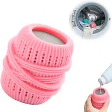 Bola De Lavanderia Para Máquina De Lavar Lavadora com Espuma Dispenser para Amaciante Sabão