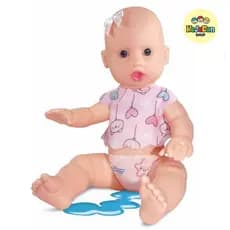 Boneca Bebê Xixizinho – Interativa com Mamadeira & Faz Xixi | Brinquedo Educativo 3+ Anos