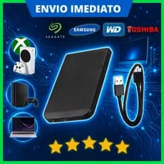 HD Externo 500GB USB 3.0 SSD Portátil para Console, Xbox, PS4, Notebook – Armazenamento Rápido