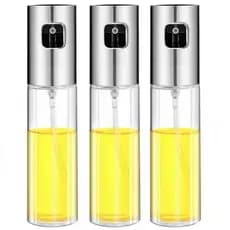 Kit 3 Porta Azeite  Spray Galheteiro Dosador Aço Inox 100ml